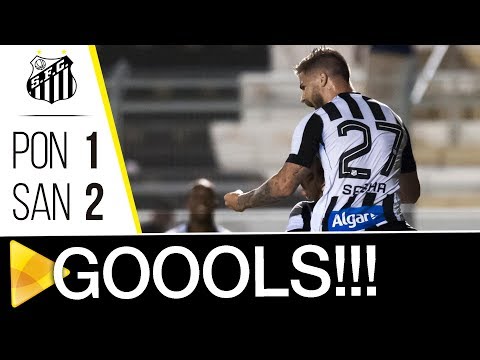 Ponte Preta 1 x 2 Santos | GOLS | Paulistão (25/01/18)