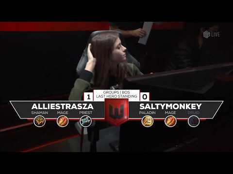 WSOE 2 The Hearthstone Showdown: Alliestrasza vs SaltyMonkey | Day 1 Group D