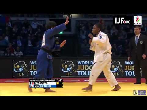 Judo 2016 Grand Prix Dusseldorf: Gneto (FRA) - Shishime (JPN) [-52kg] final