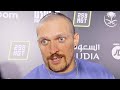 OLEXANDR USYK SAYS THE TYSON FURY FIGHT WILL HAPPEN; SAYS ANTHONY JOSHUA TEAM "TALK TOO MUCH"
