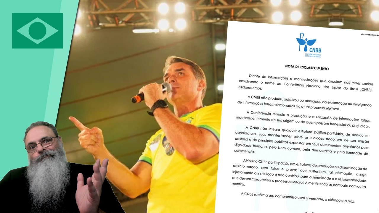 CNBB admite que HISTÓRIA de NOSSA SENHORA é FAKE NEWS após PROVOCAÇÃO de FLÁVIO