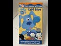 Drawing 3 Clues Blue S Clues Cafe Blue S 2001 VHS