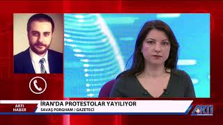 İran'da Tırmanan Protestoları Artı TV'ye Değerlendirdim