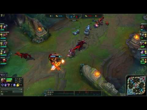 Zed vs Ahri Kinda Clean Combo