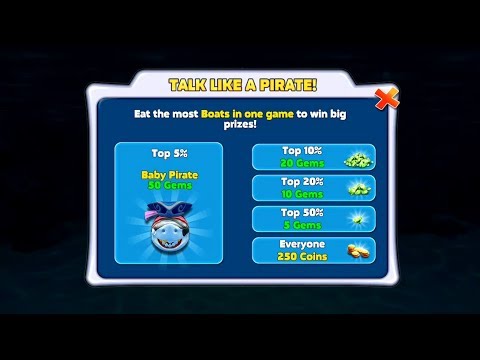 PIRATE BABY (Savvy swashbuckler) TALK LIKE A PIRATE! NEW UPDATE LIVE EVENT - Hungry Shark Evolution