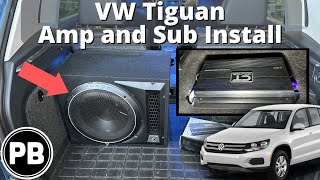 2009 - 2015 VW Tiguan Amp and Sub Install