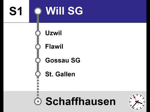 Thurbo-Ansagen | Begrüßungsansage der S1 nach Schaffhausen 