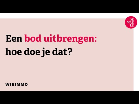 Een bod uitbrengen: hoe doe je dat? - Wikimmo