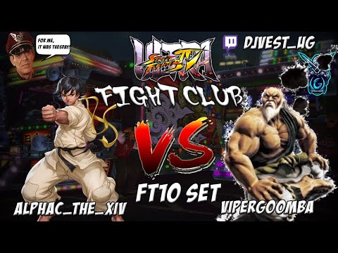USF4 Fight Club - AlphaC_The_XIV VS ViperGoomba FT10 Set