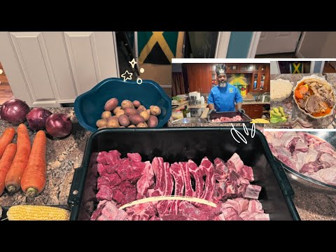 Dominican Sancocho (7 Meat Hearty Stew) with a Jamaican Twist