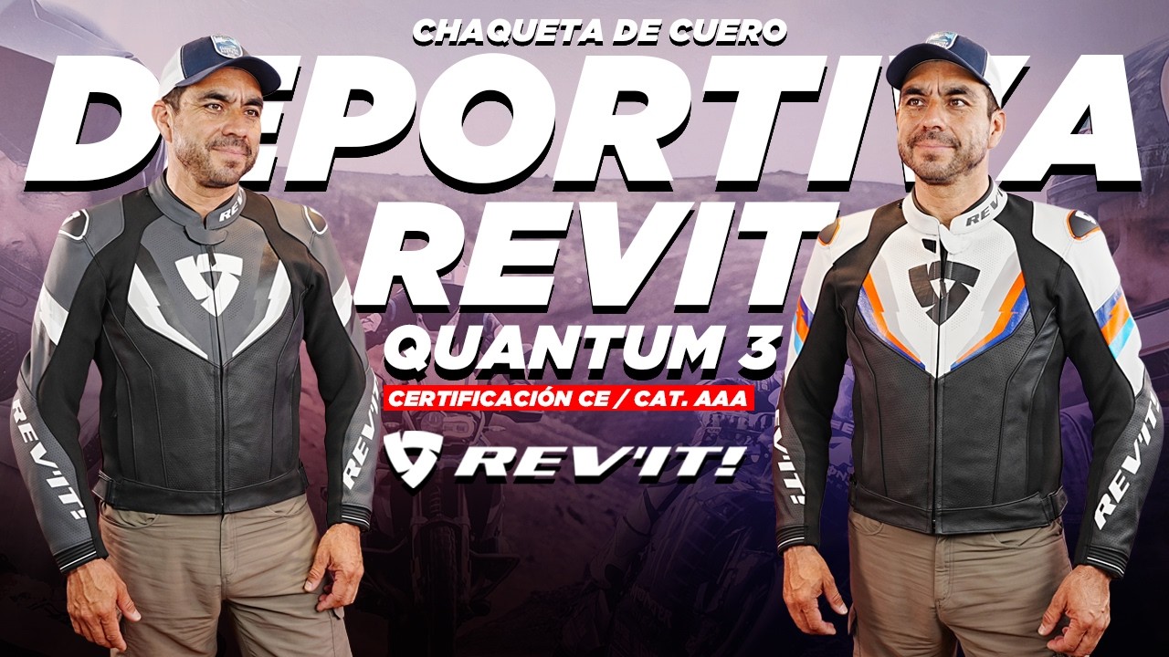 REVIT Chaqueta de Cuero Quantum 3