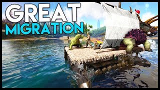 The Great Migration! - Ark Primitive Plus & Immersive Taming Mod! - Episode 2