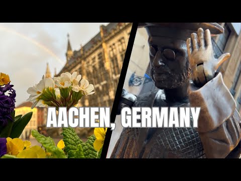 [4k video] A walk in beautiful city of Germany: Aachen (Exploring in winter)