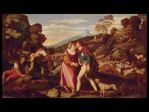 Jacopo Palma Vecchio - Jacob y Raquel
