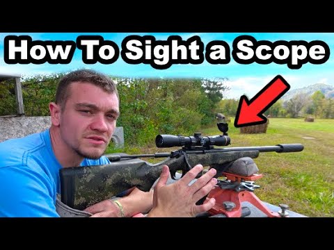How To Sight in a Scope for Beginners!