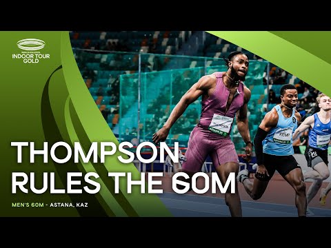 🇯🇲's Kishane Thompson wins on his indoor debut | World Indoor Tour 2025