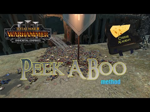 Cheese Academy! Win siege battle with Peek A Boo method, without many loses in Total War Warhammer 3