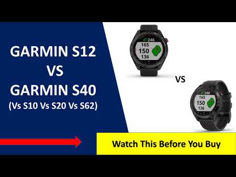 ✅ Garmin S12 vs Garmin S40 Vs S10 Vs S20