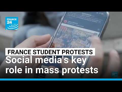 Calls to block social media platforms for minors in France amid school protests