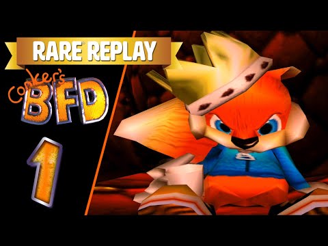 Conker's Bad Fur Day Walkthrough Part 1 (N64 - XBOX One)