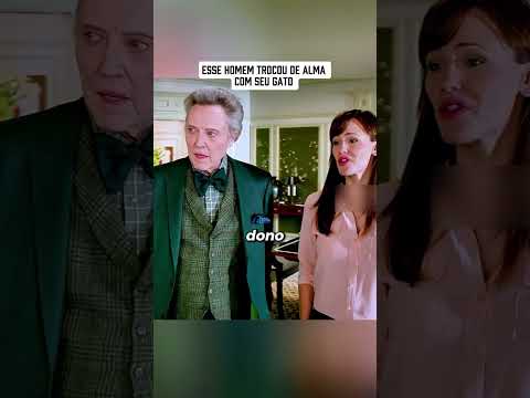 Ele trocou de alma com o gato.