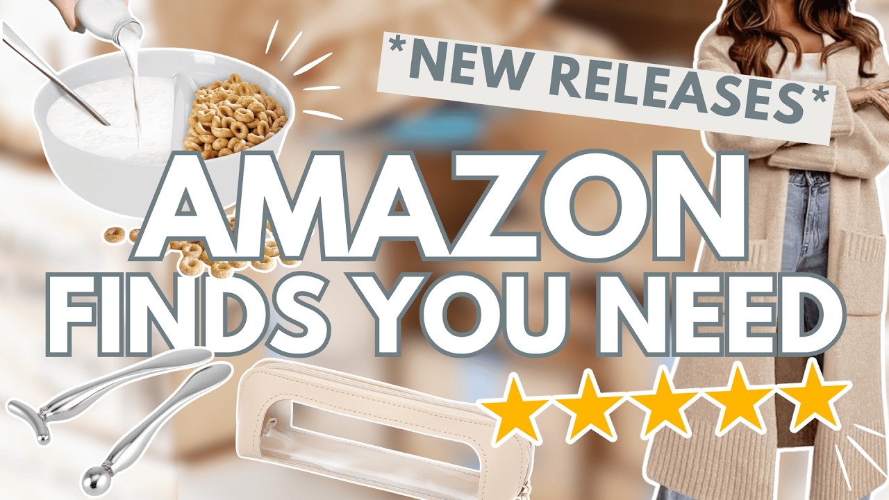 *NEW RELEASES* Amazon Finds You NEED: travel must haves + beauty organization + amazon trends