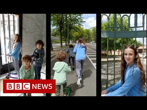 Coronavirus: Spain eases lockdown measures to allow children outside - BBC News