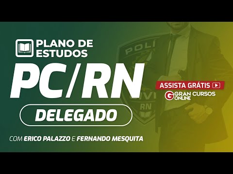 Plano de estudos PCRN – Delegado