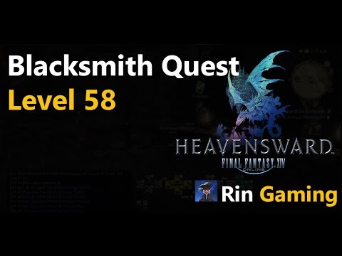 FFXIV [3.0] 013 Blacksmith Quest Level 58