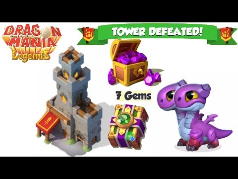 [Event] , Attack the Tower + First prize 7Gems - gameplay - Dragon Mania Legends -part 590