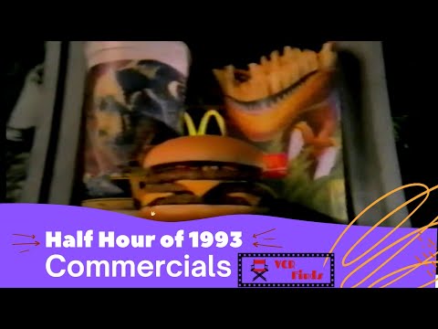 Half hour of 1993 Commercials - 1990's #6