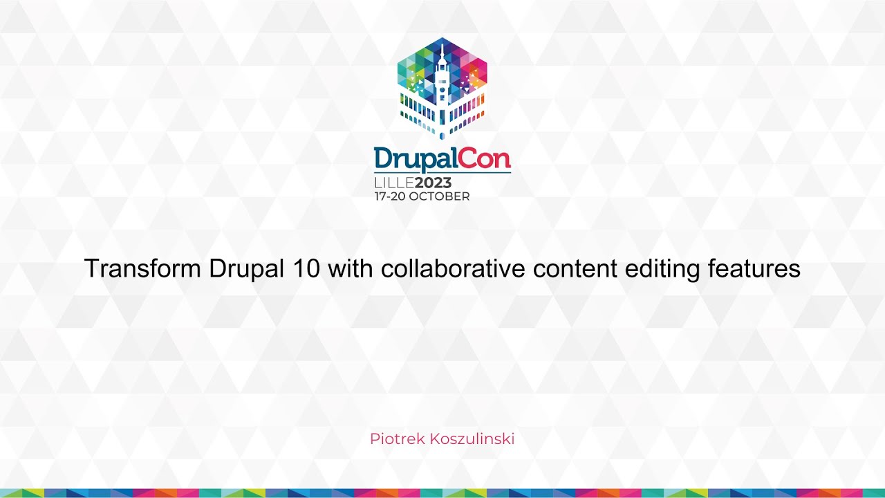 USERS & EDITORS - Transform Drupal 10 with collaborative content editing features