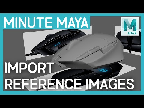 How to Add Reference Images in Maya