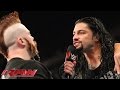 Roman Reigns Demands A Rematch With Sheamus Raw November 23 2015