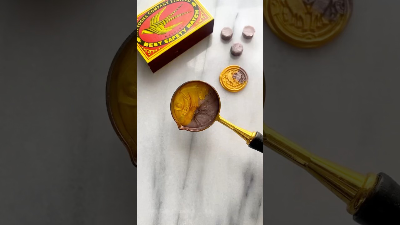 wax seal 2025.1.19 #waxseal #diy #シーリングスタンプ #art #封蝋 #handmade