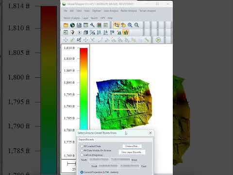 How to Create Point Cloud Data from a DEM using GIS Software #gis #learngis #mapping #qgis #arcgis