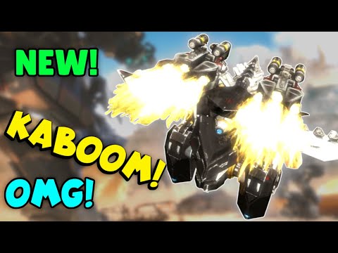 NEW Kaboom! AO JUN INCINERATOR Smashing Titans | War Robots Maxed 300% MK2 Gameplay WR