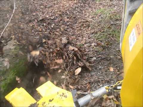 Berm Blaster in Wet Orchard