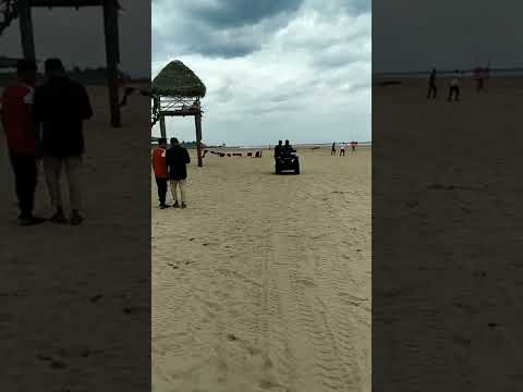 Ride🚗 in Paradise beach 🏖️ pondicherry