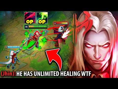 The Most BROKEN bot lane in League of Legends... (INFINITE HEALING VLADIMIR)