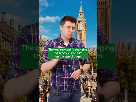 The government is changing the school curriculum on climate change