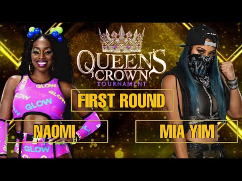 WWE 2K20 SMACKDOWN NAOMI VS MIA YIM - QUEEN'S CROWN TOURNAMENT FIRST-ROUND MATCH
