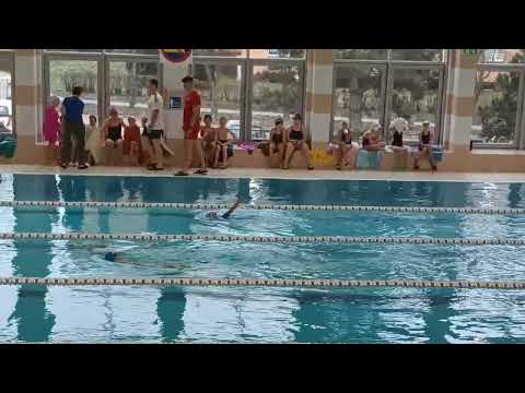 BACKSTROKE SWIMMING 25M by a 5 years old JAN FILIP KOWALCZYK