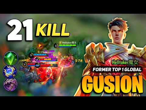 Gusion Lightning Hand Speed [ Gusion Best Build Top Global ] By Helltaker魔女 - Mobile Legends