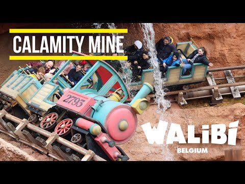 Calamity Mine | Front Row 4K POV | Walibi Belgium