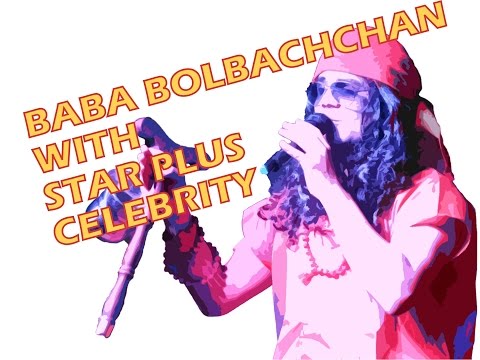 Shrey ANCHOR SHREY & Character BABA BOLBACHCHAN Hosting star plus celebrity show @ AJMER CITY