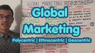 Global Marketing (Ethnocentric/Polycentric/Geocentric) - Edexcel A Level Business