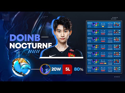 DoinB and Faker SPAMMING NOCTURNE MID??? New *Stridebreaker Combo*