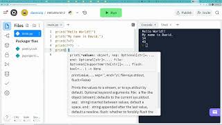 Replit and Python INtro