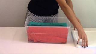 Sterilite 16 quart plastic storage box